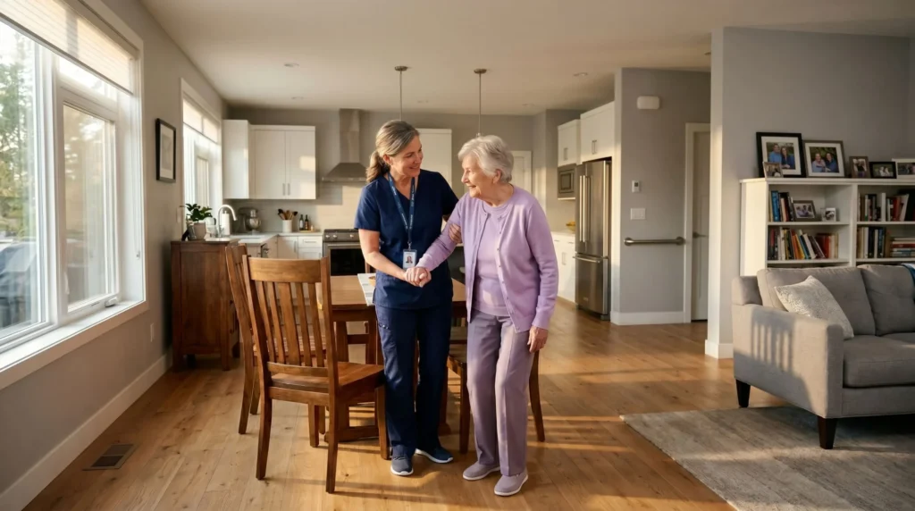 What is live-in care